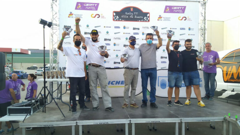 Podio para el equipo La Mina Competición en el Rally Villa de Zuera