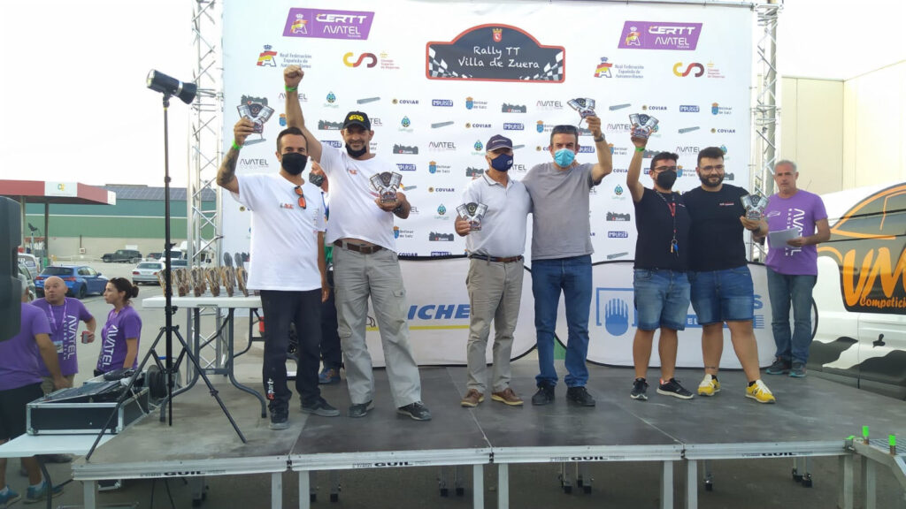 El equipo La Mina Competición consigue la tercera posición en el Rally Villa de Zuera 2021.