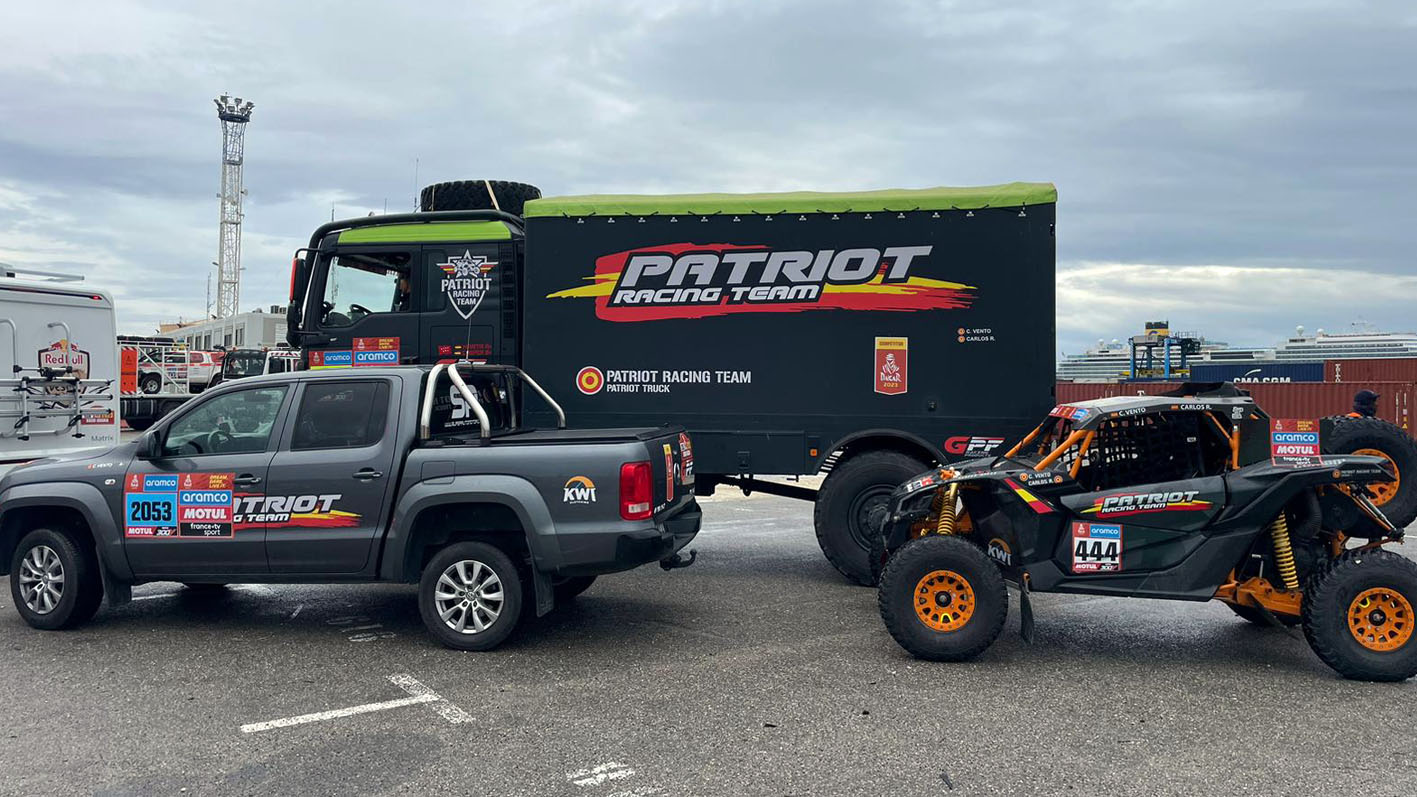 Vehículos del equipo Patriot Racing Team.