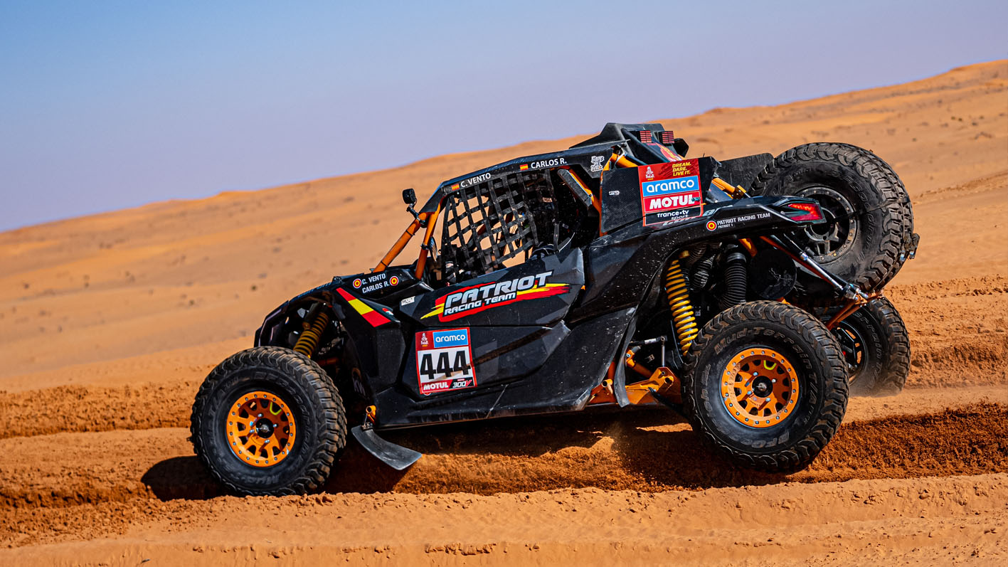 Equipo Patriot Racing Team Dakar 2023 quinta etapa.